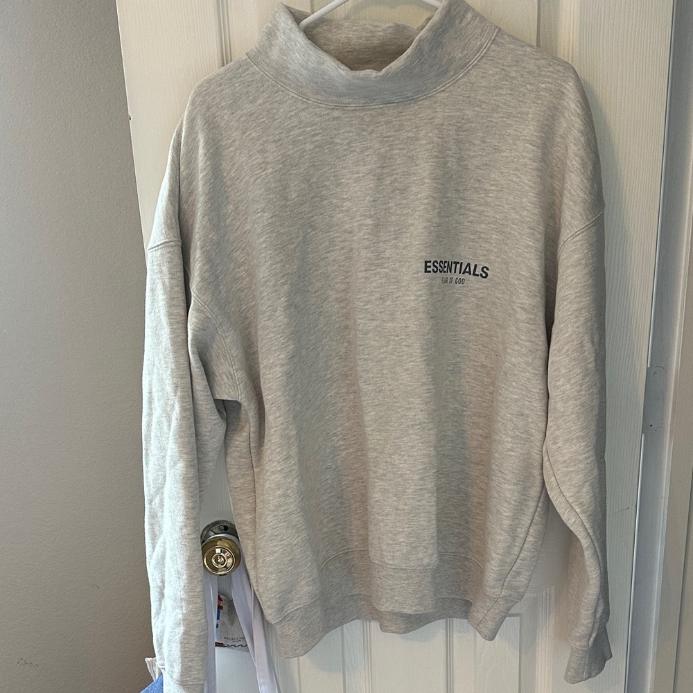 Essentials Fear of God Mockneck sweatshirt size small - Picture 2 of 7